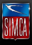 I&S Simca Metalen bord met reliëf, 40 x 30 cm