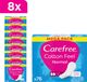 Carefree Cotton Feel Normaal luchtdoorlatende inlegkruisjes - parfumvrij - absorptiegraad twee - 8 x 76 stuks
