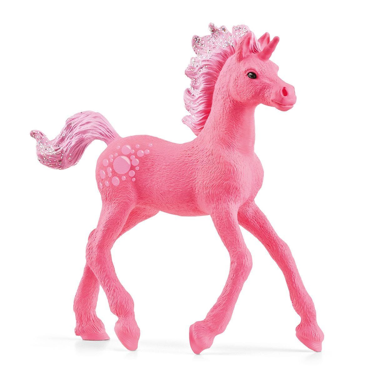Schleich Bayala Collectible Unicorn Bubble Gum - Pink - Toy Figure