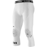 G-Form Pro 3/4 Compressie Broek Met Pads Heren - Wit | Maat: XL