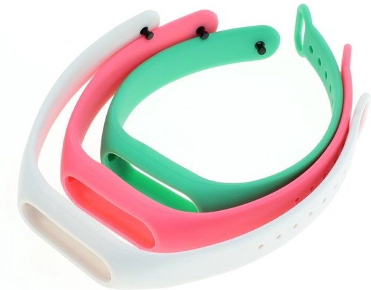 Out of the Box Set van 3 TPU armband voor Xiaomi Mi Band 2