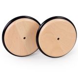 babybay Rollenset met rubberen coating voor leertoren Littlefoot, naturel gelakt