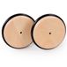 babybay Rollenset met rubberen coating voor leertoren Littlefoot, naturel gelakt
