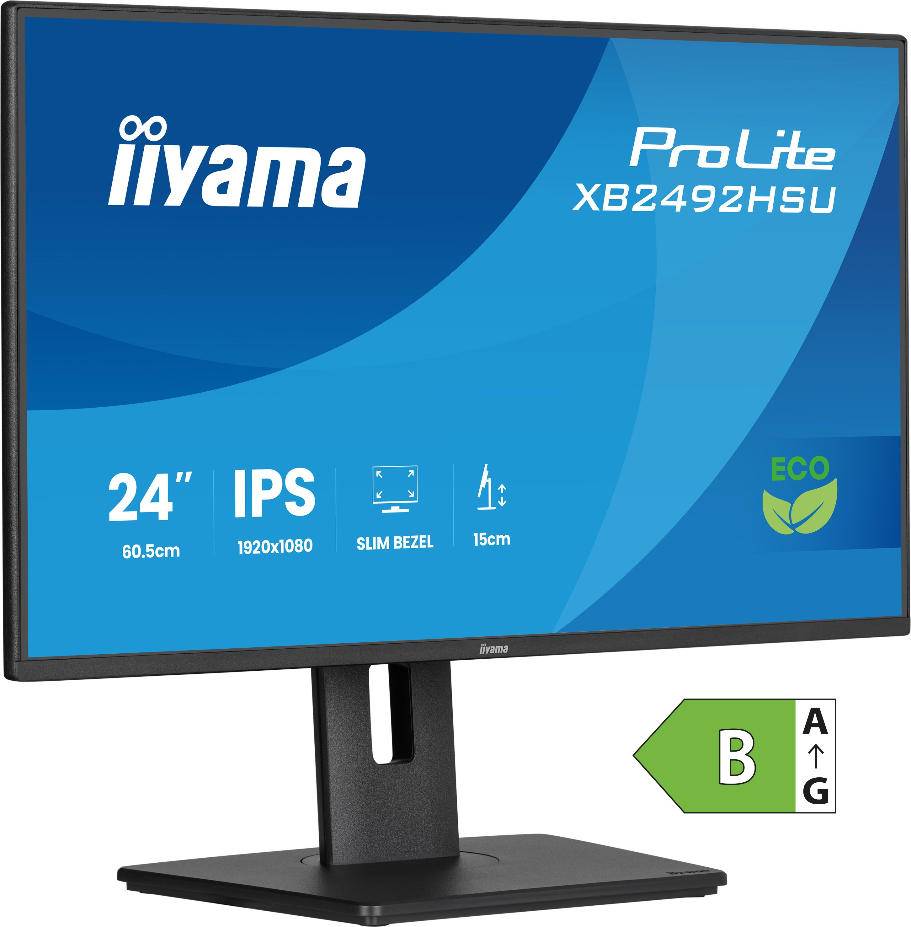 iiyama ProLite XB2492HSU-B1 24 inch Full HD IPS Monitor