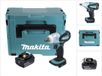 Makita DTW 251 G1J clé à chocs sans fil 18 V 230 Nm 1/2" + 1x batterie rechargeable 6.0 Ah + Makpac - sans chargeur