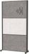 MAULconnecto scheidingswand 100 x 182 cm - akoestisch - met wielen - anthraciet