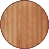 vidaXL - Vloerkleed - rond - 100 cm - bamboe - naturel
