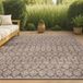 Tapis marocain, motif géométrique, 240x300 cm, adapté à un usage intérieur et extérieur