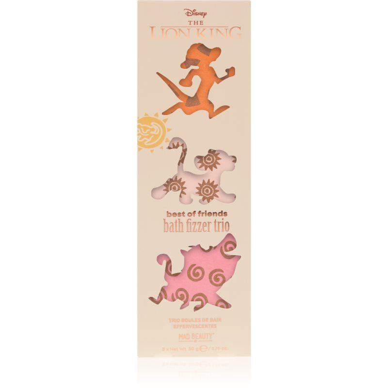 Mad Beauty Lion King Trio Bruisballen met Mango en Papaya