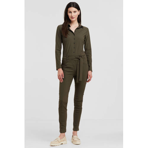 Jane Lushka Jane Lushka jumpsuit Diana olijfgroen