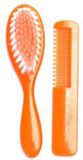 Go Go Gadget Babyborstel en Babykam - Zachte haartjes - Voor Baby`s - Oranje