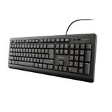 Trust TK-150 Toetsenbord QWERTY Spaans Zwart