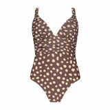 Barts Badpak Women Duana Plunge Shaping One Piece Coffee - Maat 36
