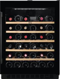 AEG Built-in Compressor Wine Cooler - Black - 145L - 6 Shelves