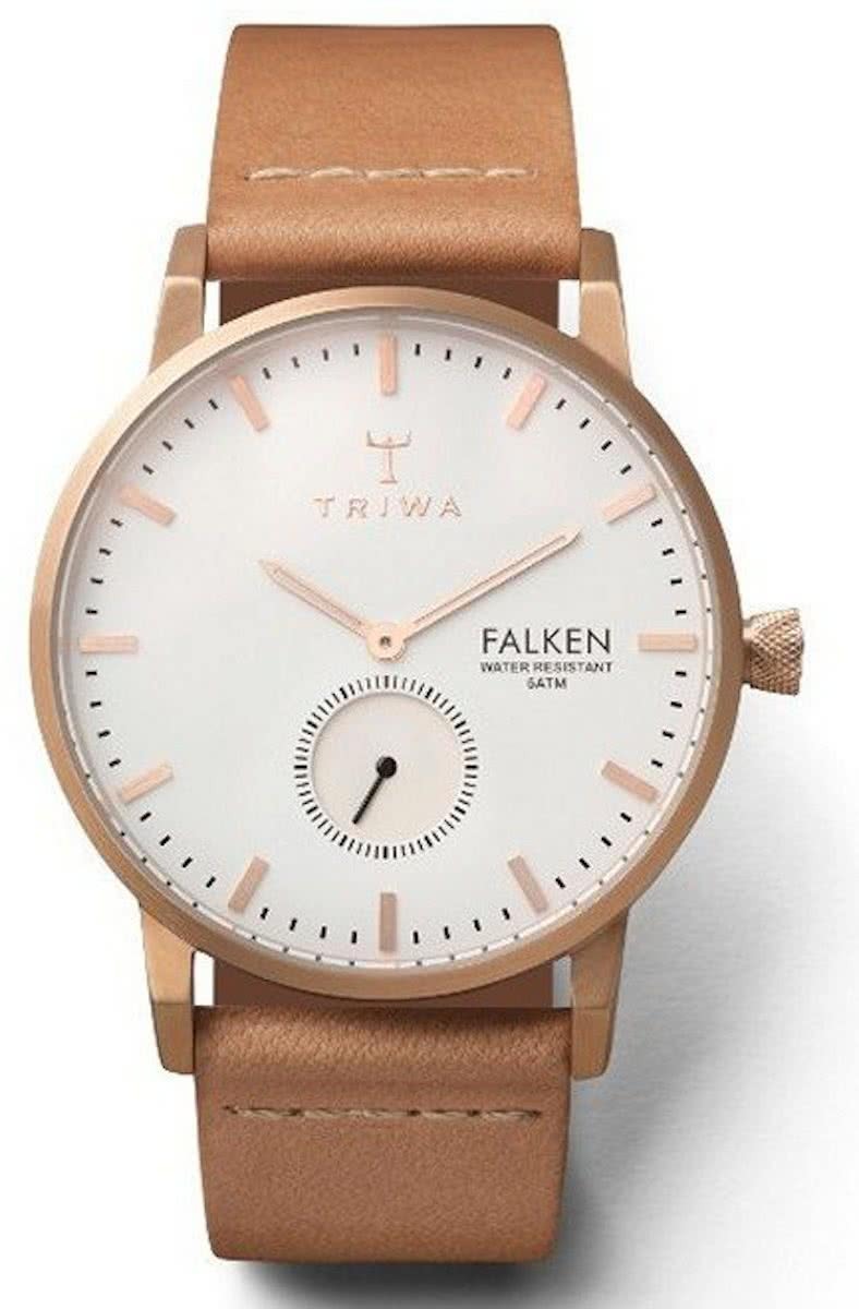 Triwa Rose Falken Tan Classic FAST101CL010614 - Horloge - Heren - Bruin - ÃƒËœ 38 mm