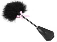 Fetish LATETOBED BDSM LINE Feather Tickler And Paddle 2 In 1 29 Cm Black