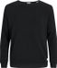 JACK&JONES JJEHILL KNIT CREW NECK NOOS PLS Heren Tricot Pull Noir 5XL