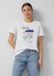 s.Oliver T-shirt imprimé sur le devant - Blanc - Taille 38