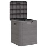 vidaXL Opbergbox voor in de tuin 90 L bruin