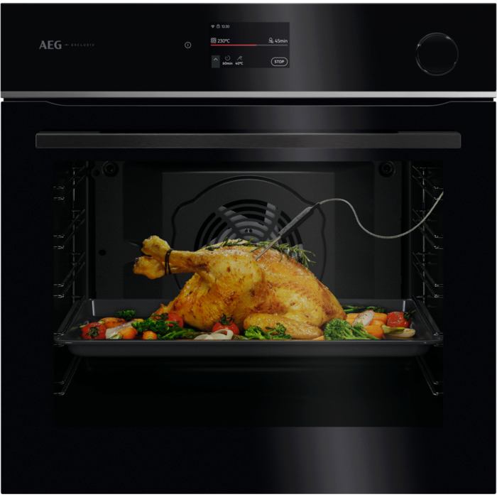 AEG Series 7000 TR7PB73FSB - Inbouw combi stoomoven - Zwart