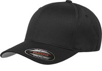 Flexfit Athletic Baseball Cap voor heren, Zwart, S-M