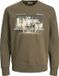 JACK&JONES JREBTOKYO SWEAT CREW NECK Garçon Pull M Canteen