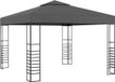 vidaXL Pavillon de jardin 3x3 m anthracite