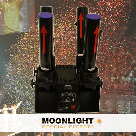 Moonlight Special effects Confetti four way Shooter