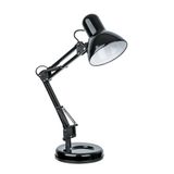GEFOM 3883 Articulee bureaulamp, zwart, metaal