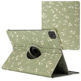 iMoshion 360° Draaibare Design Bookcase 2.0 - Tablet Hoes voor Apple iPad Pro 13 (2024) - Green Flowers