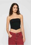 Urban Classics Knotted Bandeau 2-Pack Bandeau Top L Wit/Zwart