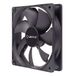 UNYKAch Computerventilator 120 mm, 51800, zwart, basic, 1200 rpm, 4-polig, 7 vleugels, stil