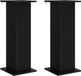 vidaXL Plantenstandaard 2 stuks Zwart Bewerkt Hout 30,5 x 30 x 80,5 cm