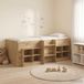 Maison Exclusive - Lit loft avec rangement, en bois stratifié chêne artisanal (3 pièces)