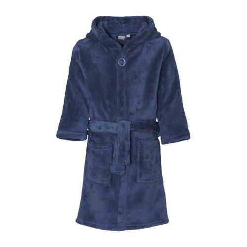 Playshoes Fleece Badjas Donkerblauw