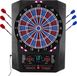 StarTech Elektronisch dartbord - E-dartbord/Softdartbord - 34,3 cm - 45 spellen en 474 varianten - Geschikt voor 8 spelers - Inclusief 6 dartpijlen met flights en 50 reservepunten - LED-display voor cricket