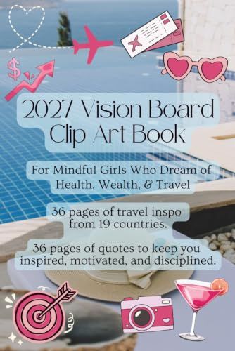 2027 Vision Board Clip Art Book