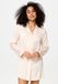 LingaDore Jurk Vrouwen Ivoor Gestreept Lange Mouw 4XL