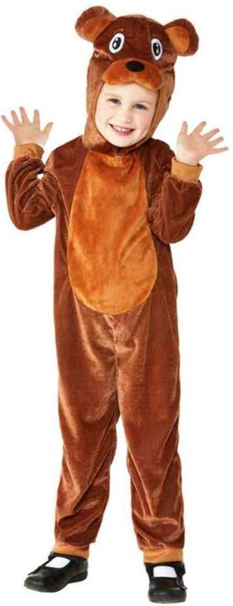 Smiffys Kinder Kostuum Toddler Bear Bruin - Kids tm 2 jaar - Bruin