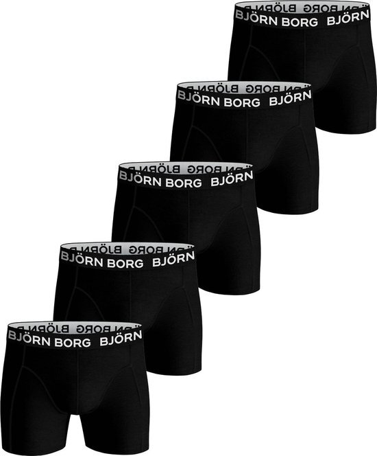 Bj�rn Borg Boxershort Core - Onderbroeken - 5 stuks - Jongens - Zwart
