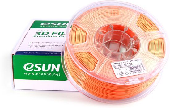 ESUN ABS+ Orange 3D printer filament - 1.75mm - 6922572229082