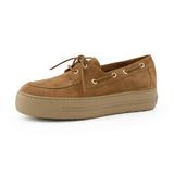 Paul Green Dames - Sneaker 1197-072 in bruin suède