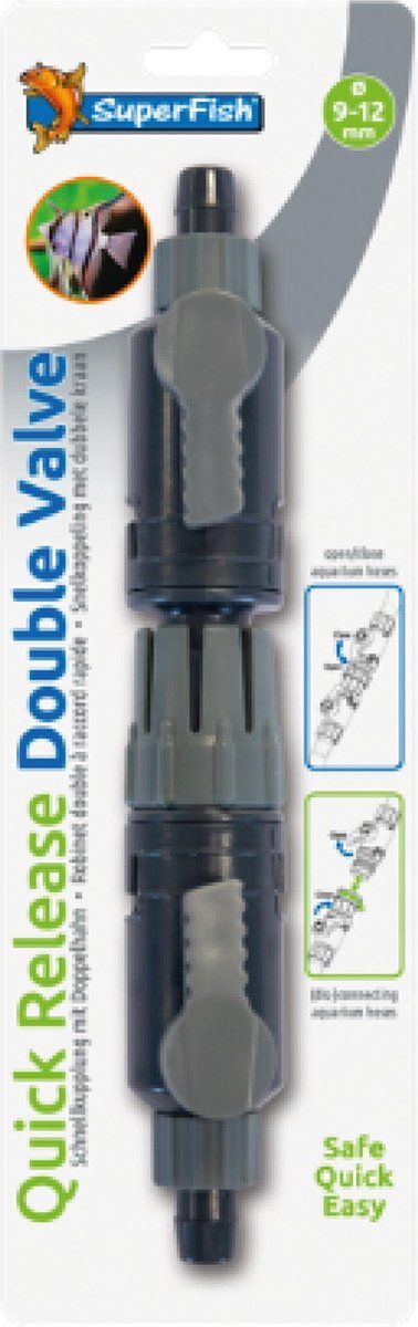 SuperFish Quick Release 9-12 mm - Grijs - Kunststof