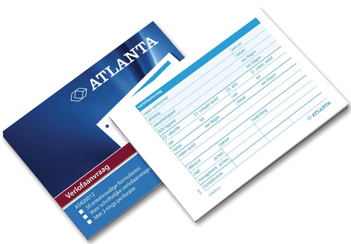 Jalema Verlofaanvragen A6 105 x 148 mm 50 vellen