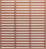VidaXL Schuttingpaneel 180x180 cm hkc bruin