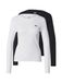 Levi's Essential T-shirt met lange mouwen (2 stuks) - Dames - XS - Veelkleurig / 2 Pack Tee Wit + & Anthracite Night
