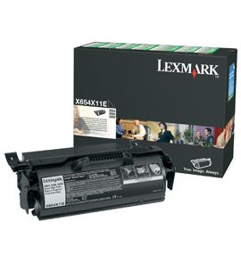Lexmark X654 X656 X658 Black Toner Cartridge - 36,000 Pages