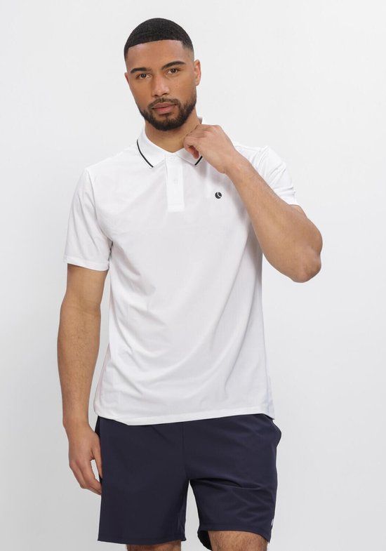 Björn Borg Bjorn Borg Ace Polo Shirt Heren - Wit - Maat S