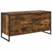 vidaXL TV-kast 100 x 36 x 49,5 cm Gerookt eiken Bewerkt hout