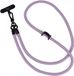 HappyCase Stevig en Universeel Telefoon Koord / Polsbandje | Verstelbare Smartphone Ketting | 120CM | Paars